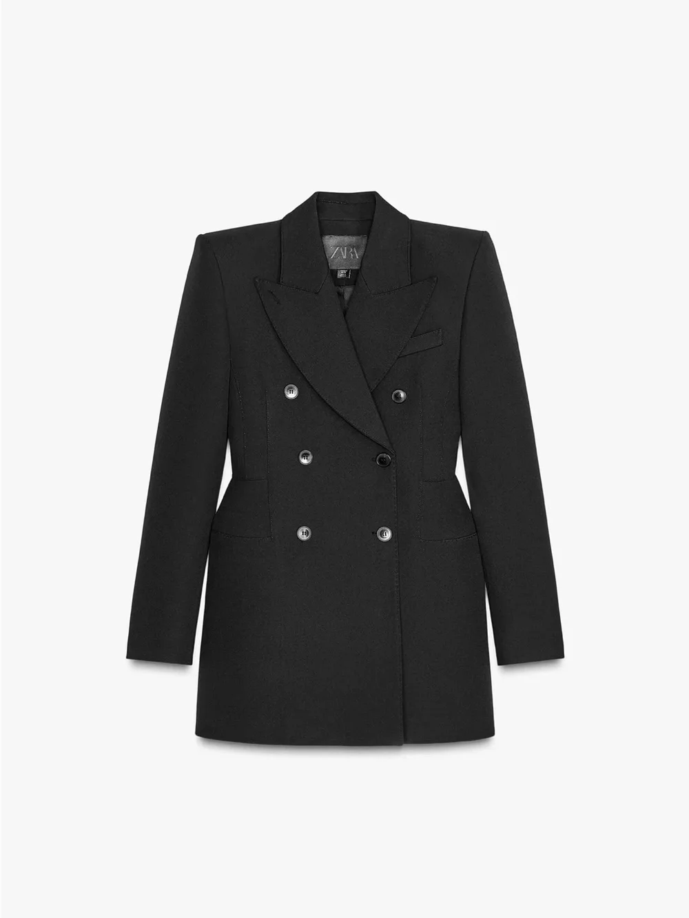 ZARA DOUBLE-BREASTED BLAZER DRESS ZW COLLECTION size XS